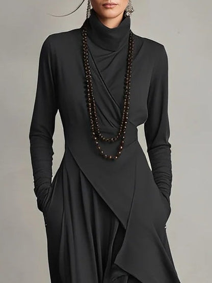Sonia | Vestido Maxi de Cuello Alto