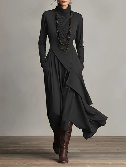 Sonia | Vestido Maxi de Cuello Alto