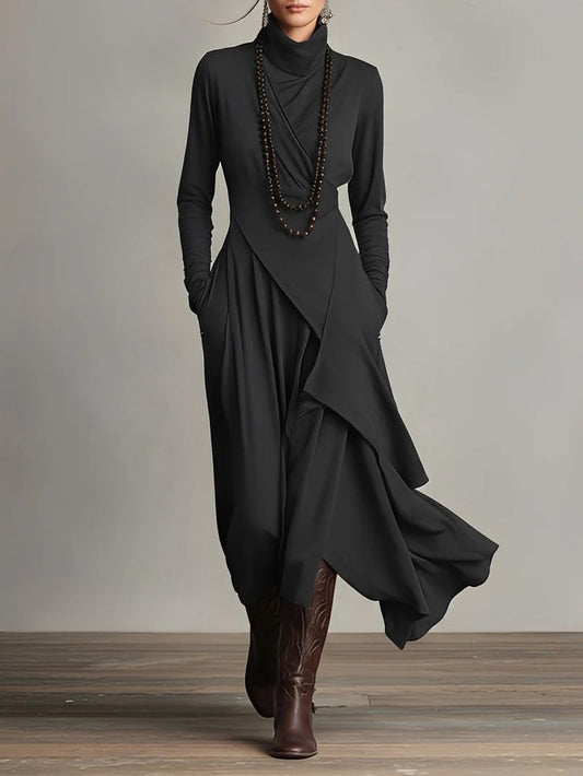 Sonia | Vestido Maxi de Cuello Alto