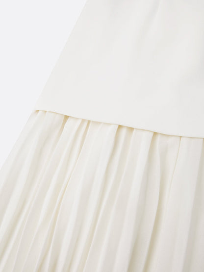 Cristina | Vestido largo plisado de diseño