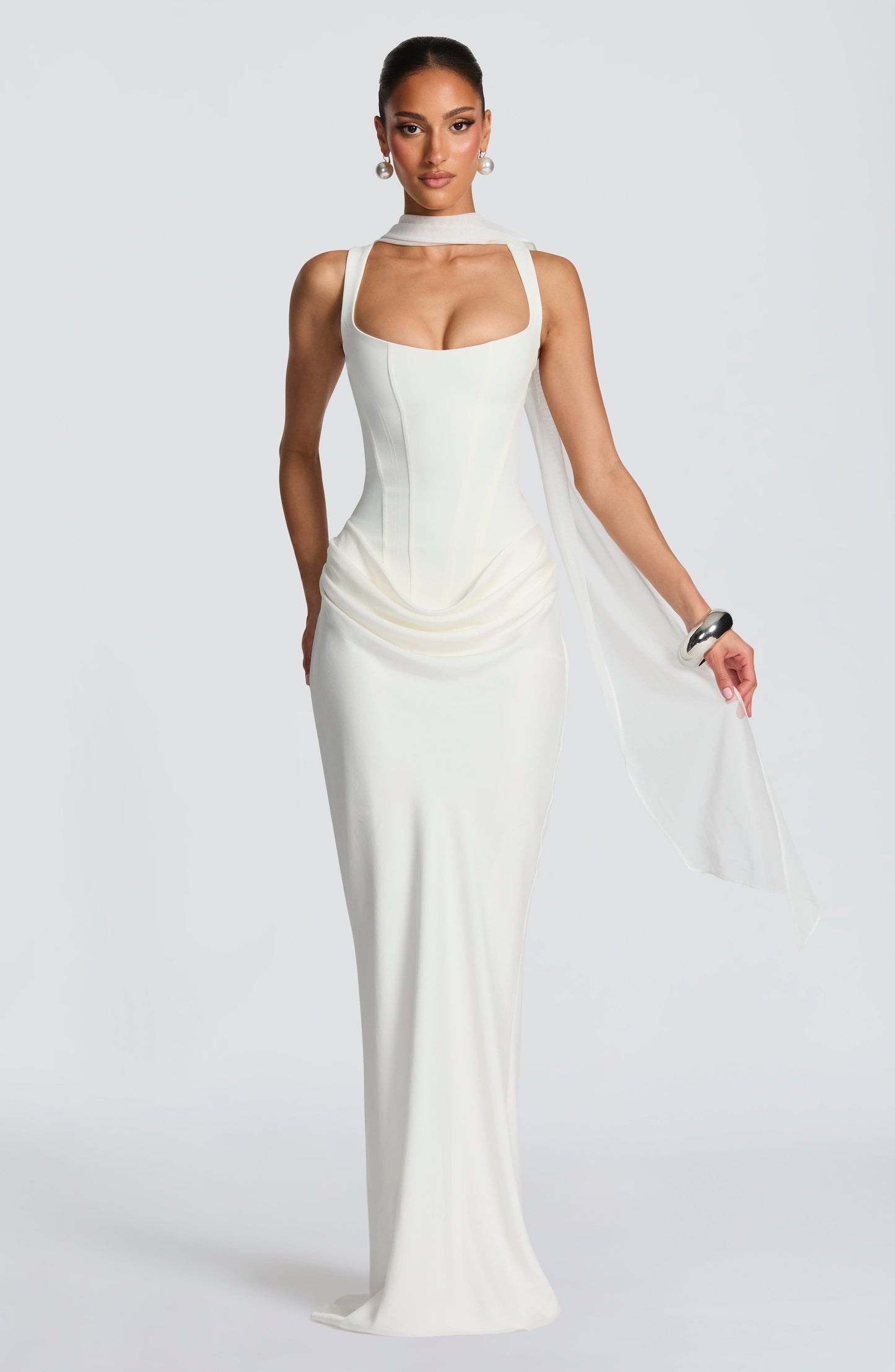 Irene | Vestido Maxi con Escote Cuadrado