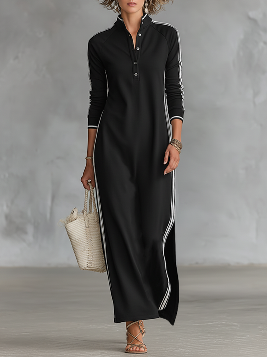 Lucía | Vestido maxi tipo sudadera