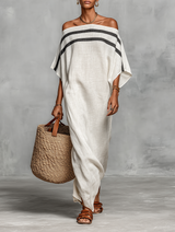 Clara ❘ Vestido maxi minimalista