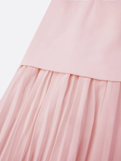 Cristina | Vestido largo plisado de diseño