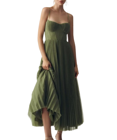 Beatriz | Vestido midi con corsé