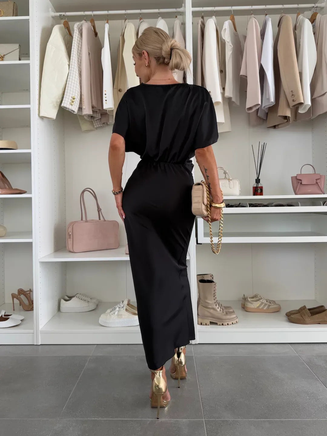 Mercedes | Vestido con nudo cruzado