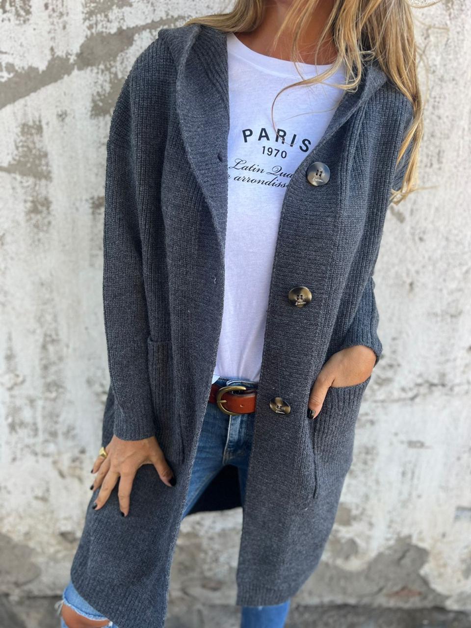 Valeria | Cárdigan largo elegante